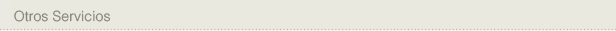 Otros Servicios
